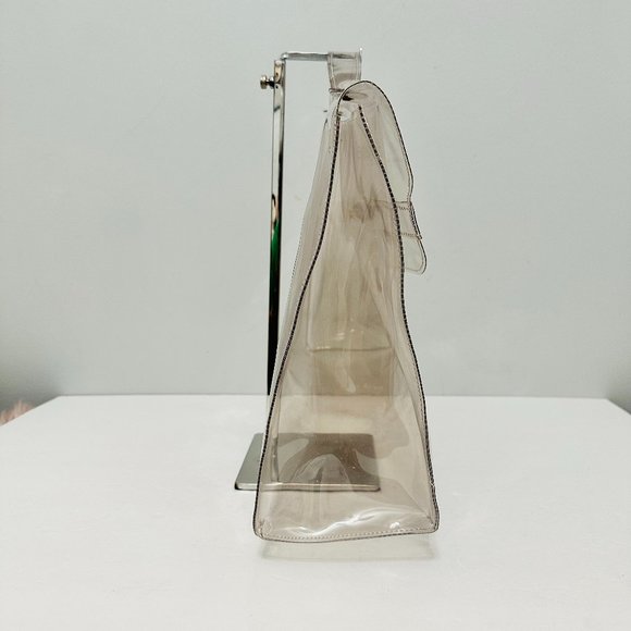 AUTHENTIC HERMES VINTAGE VINYL KELLY BAG LIMITED EDITION WITH BAG CHARM TWILLY - Picture 9 of 15